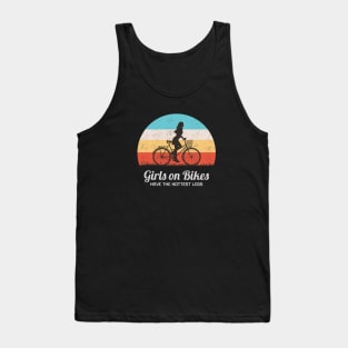 Girl on bike Tank Top